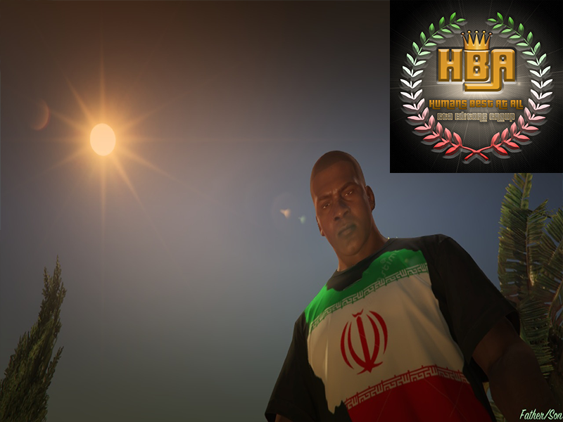 دانلود مود تیشرت پرچم ایرانی برای جی تی ای V